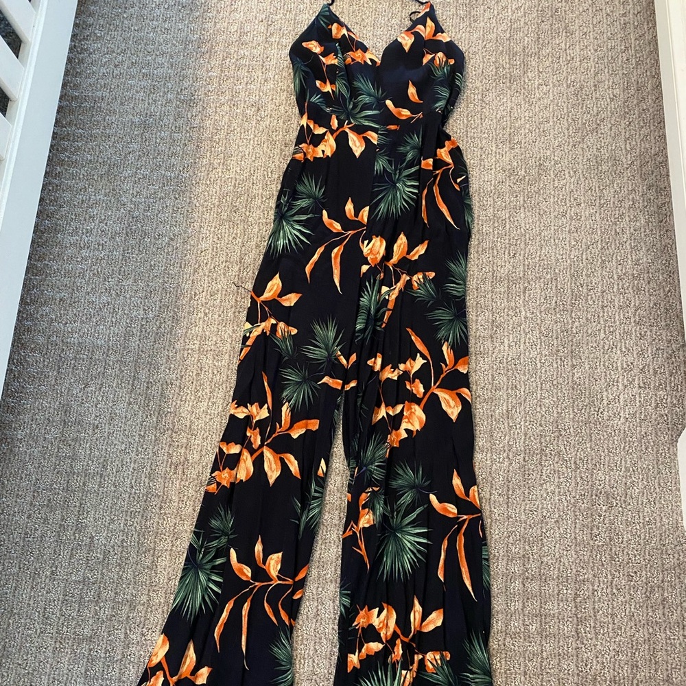 floral long pant jumper